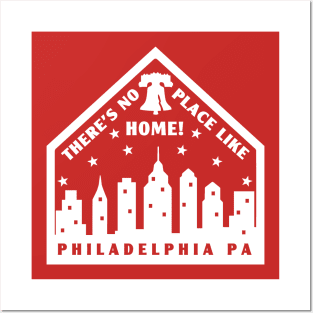 Philadelphia Philly Philly Fan Baseball No Place Like Home Plate Posters and Art